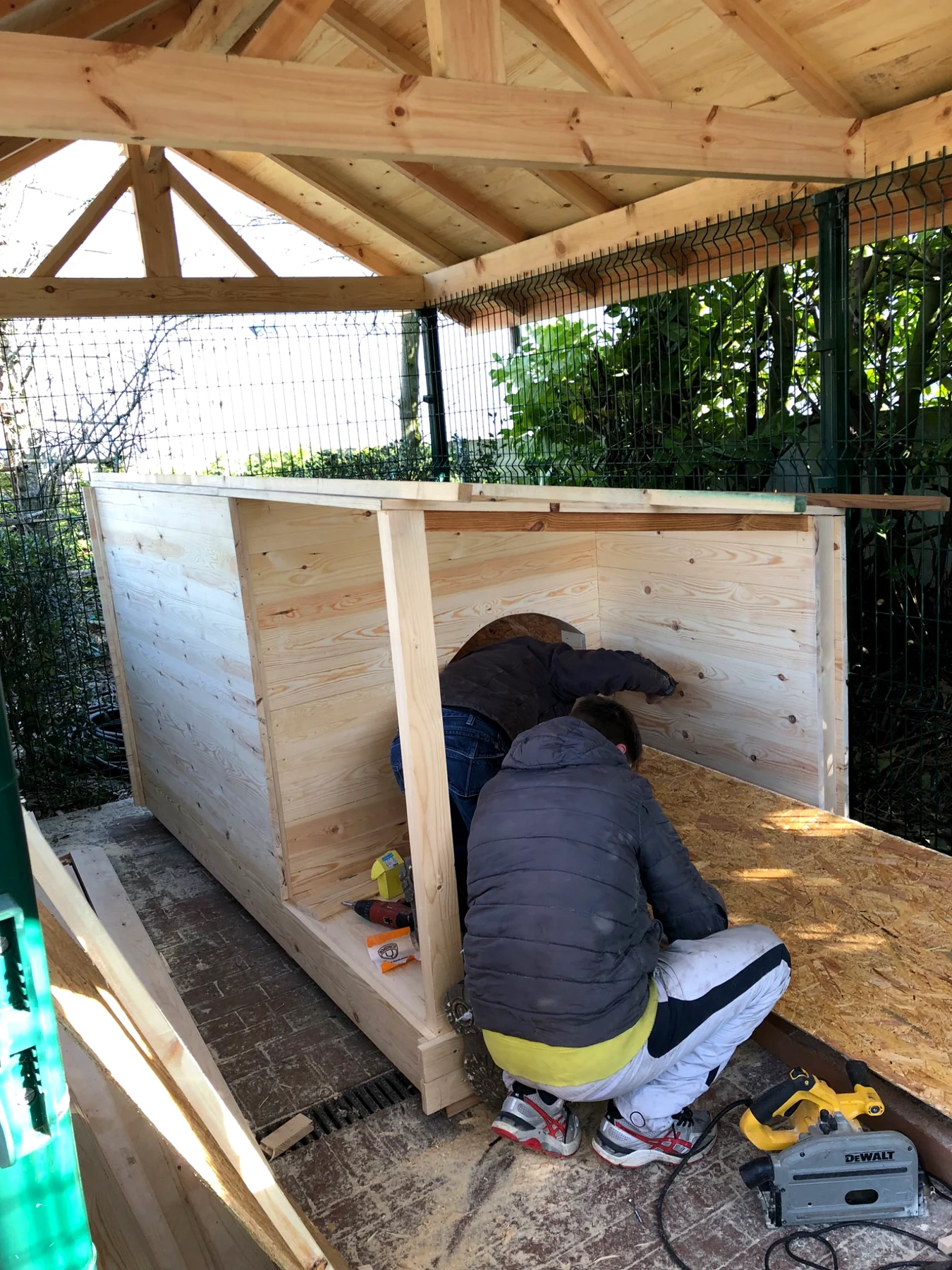 Bespoke dog shelter